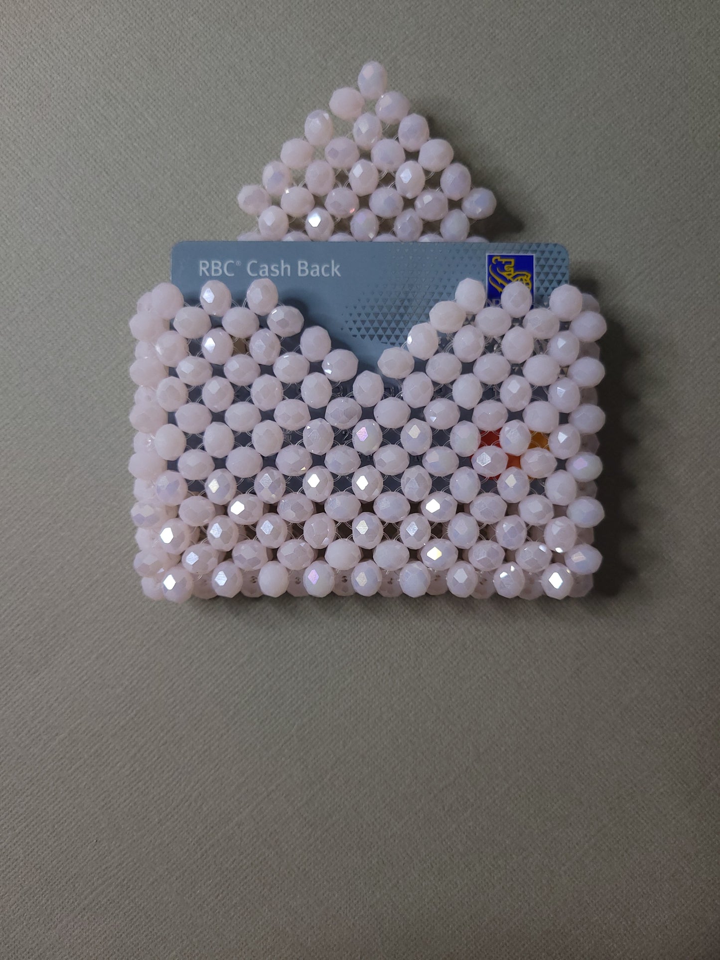 Éclat Mini - handmade beaded cardholder