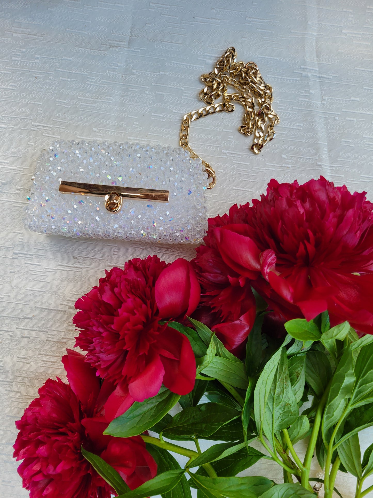 Golden Twist Mini – Small Beaded Bag