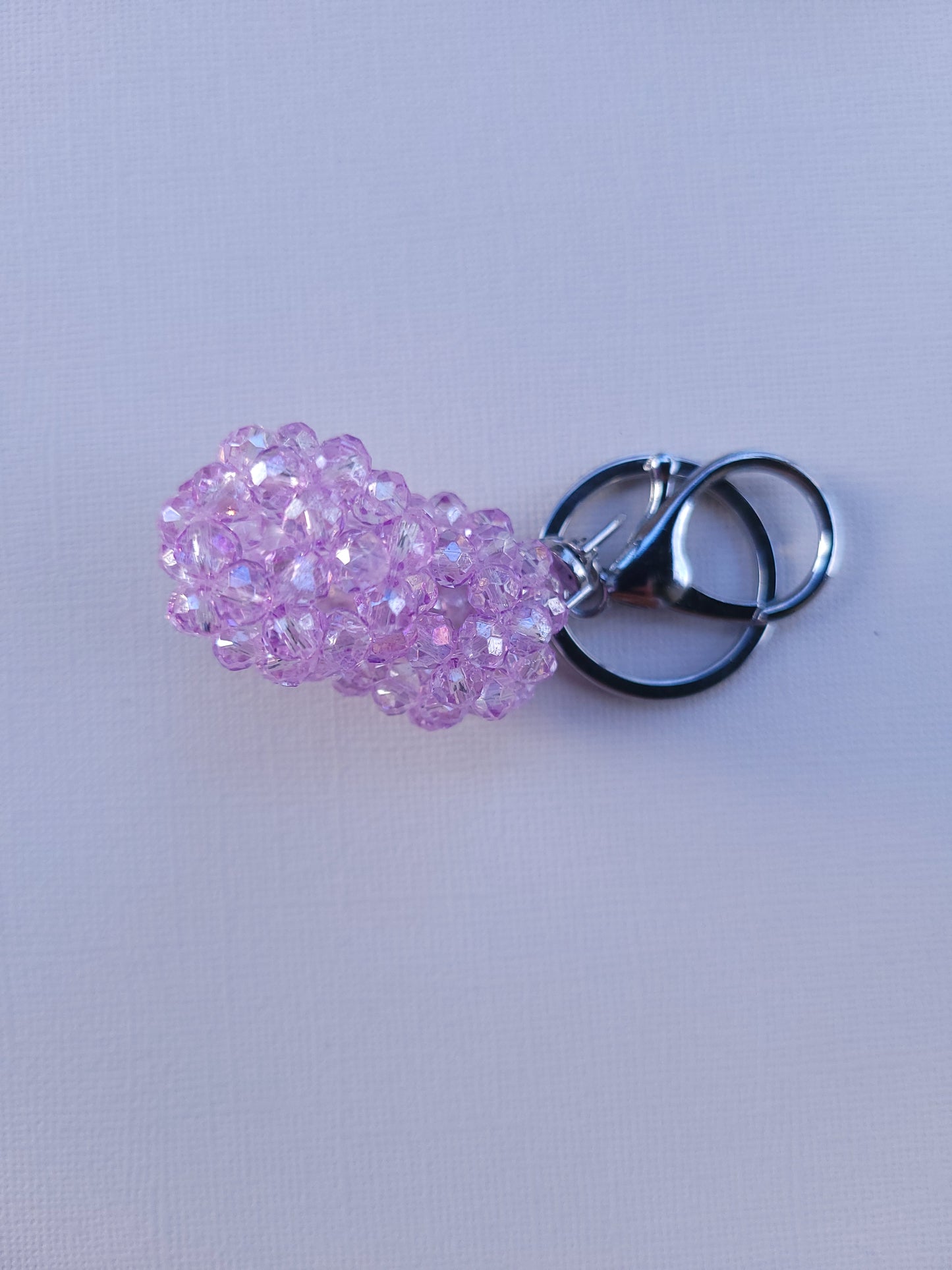 Crystal 3D Heart Keychain
