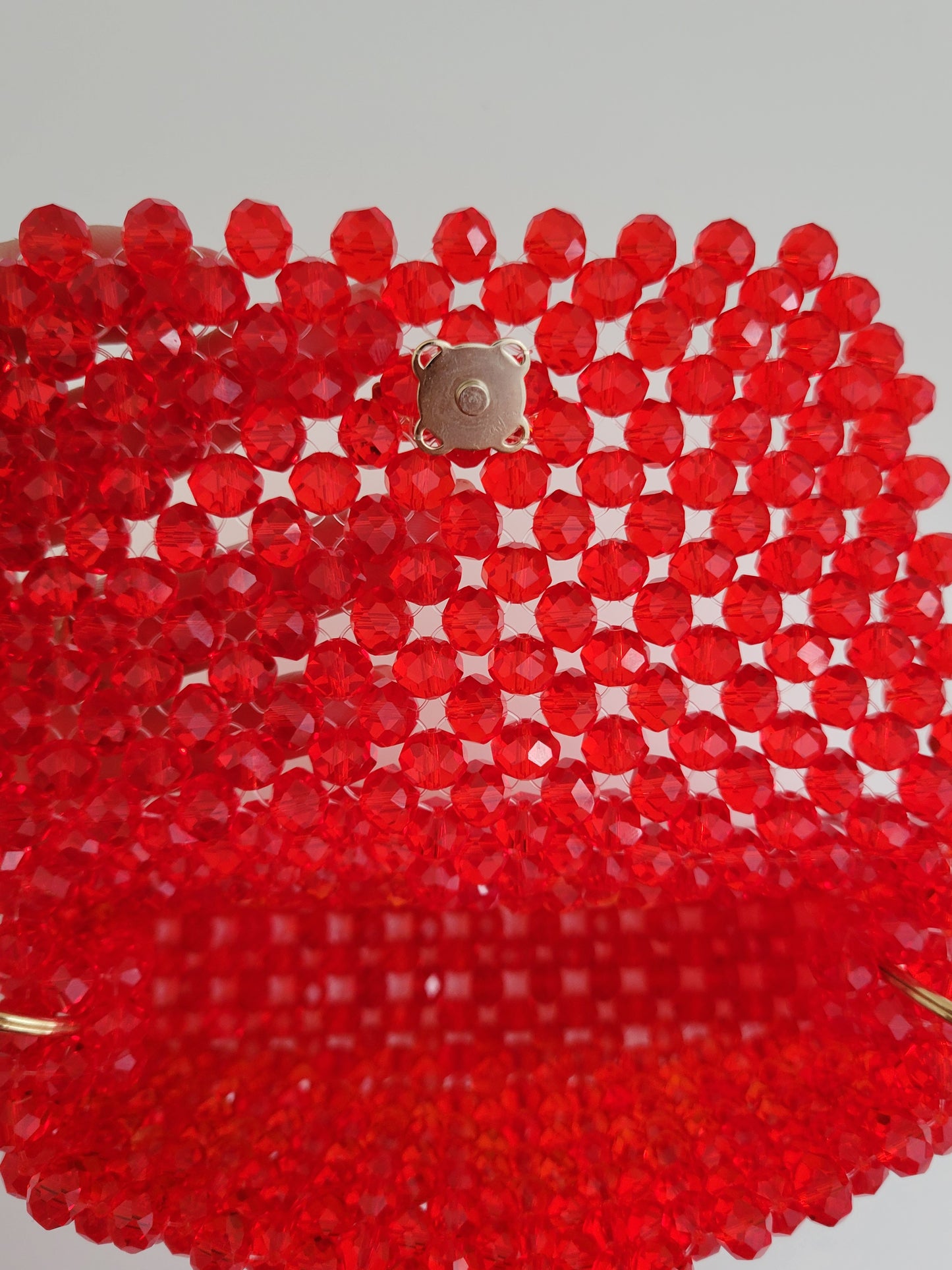 Everyglow - Red Beaded Bag