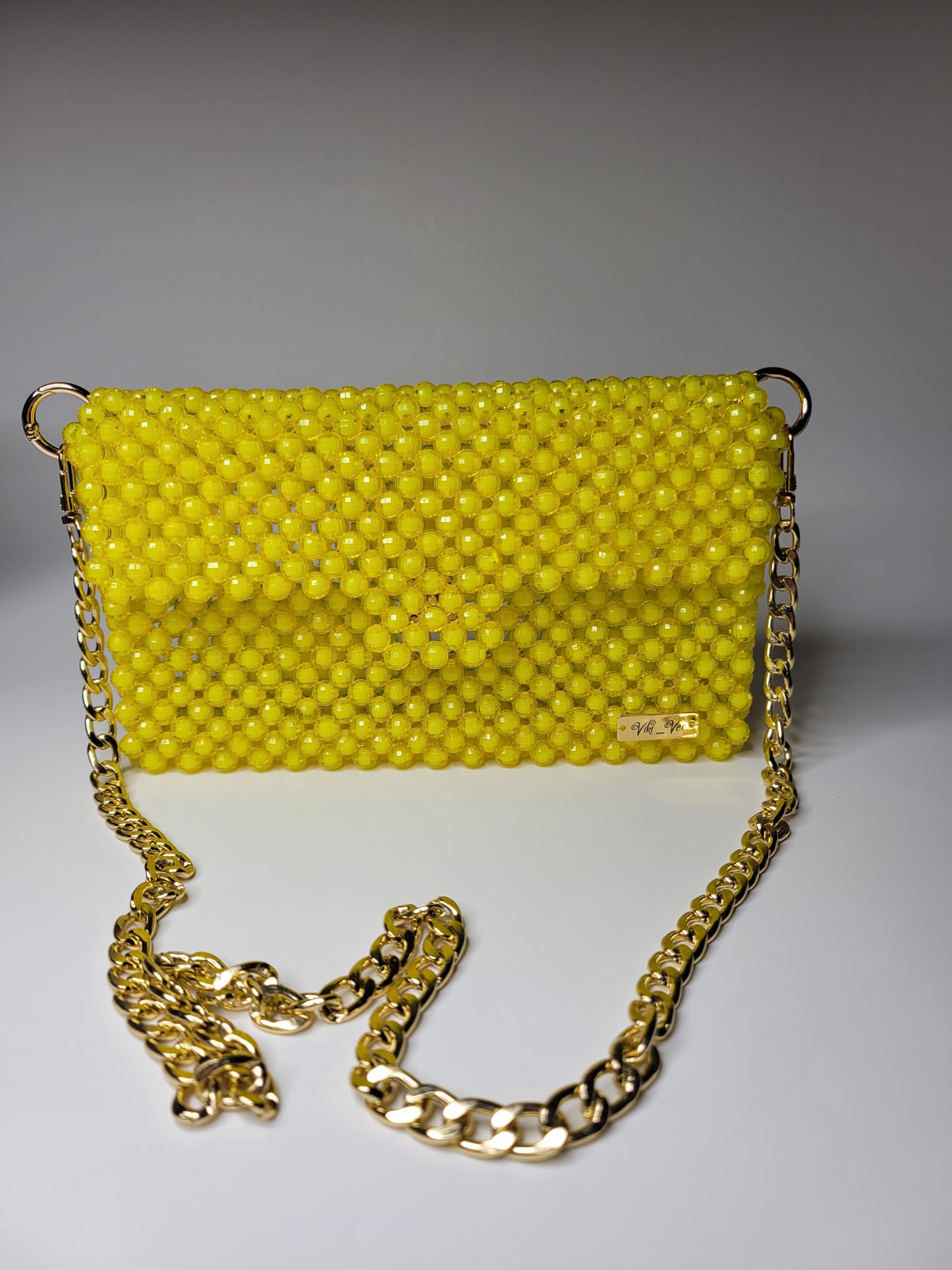 Sunbeam - Yellow Handmade Clutch