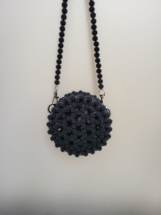 Y Mini - Round Camera beaded Bag
