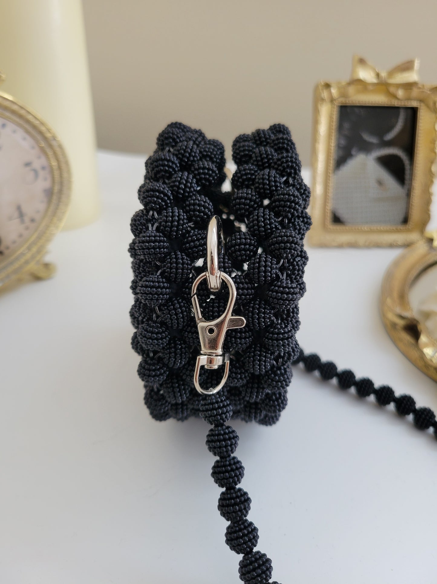 Y Mini - Round Camera beaded Bag