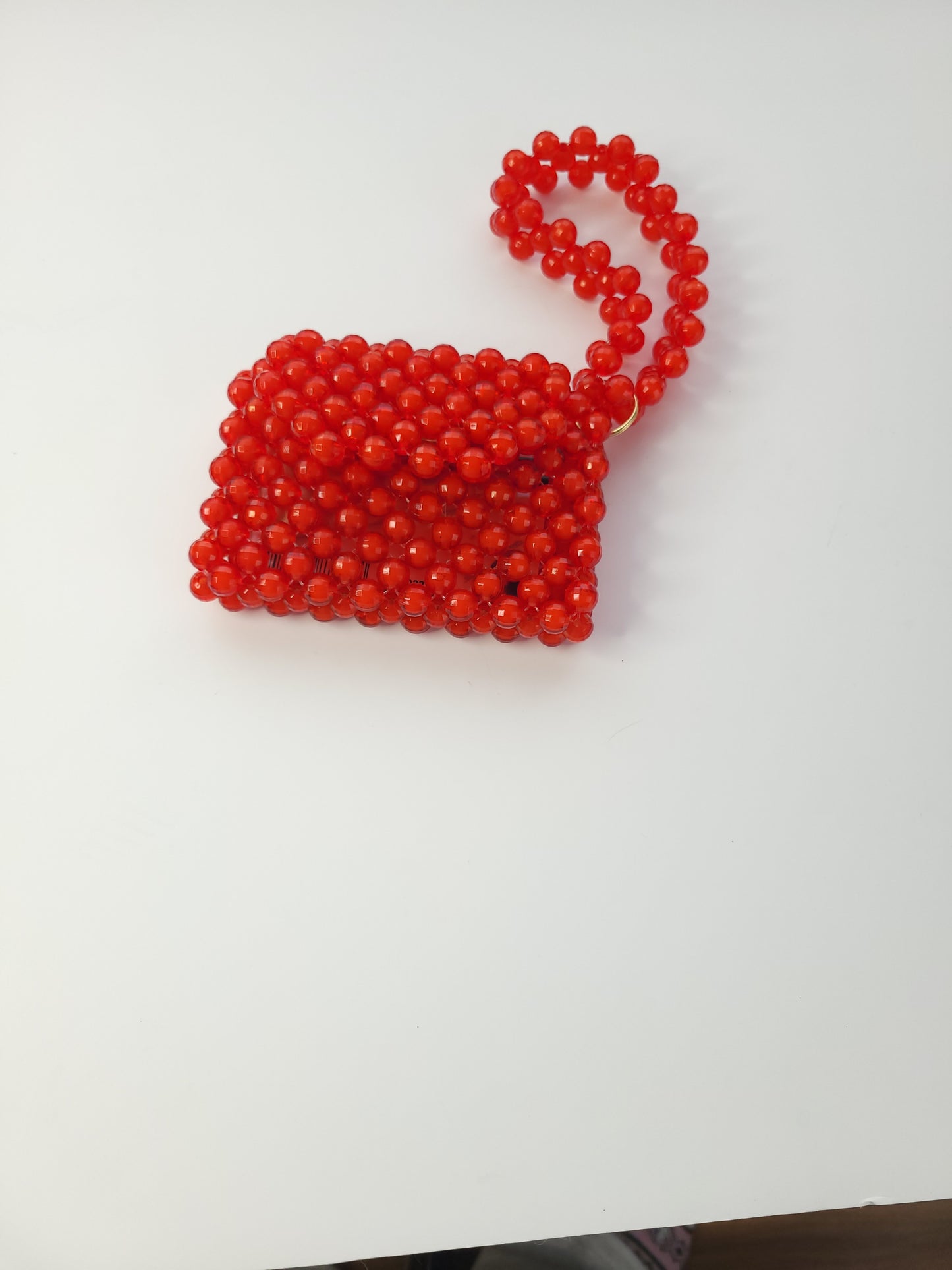 Red Purse – Handmade Beaded Mini Purse