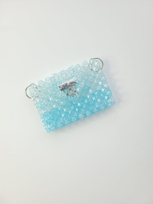 Ice Blue Crystal Cardholder