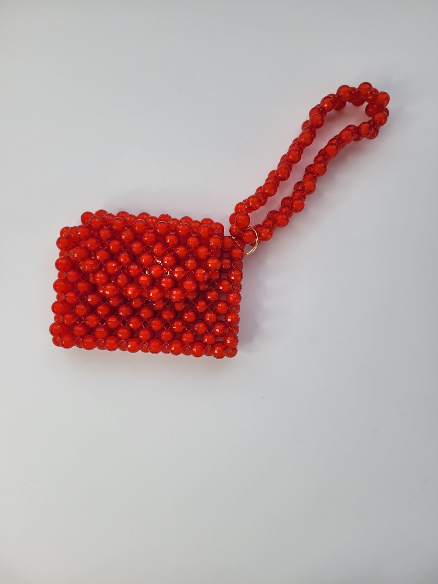 Red Purse – Handmade Beaded Mini Purse