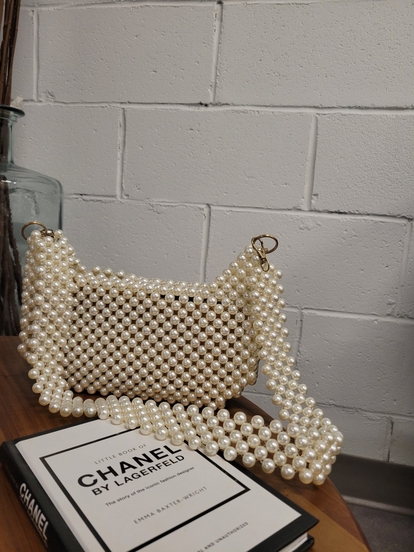 Sea Pearl Essentials – Handcrafted Beaded Bag