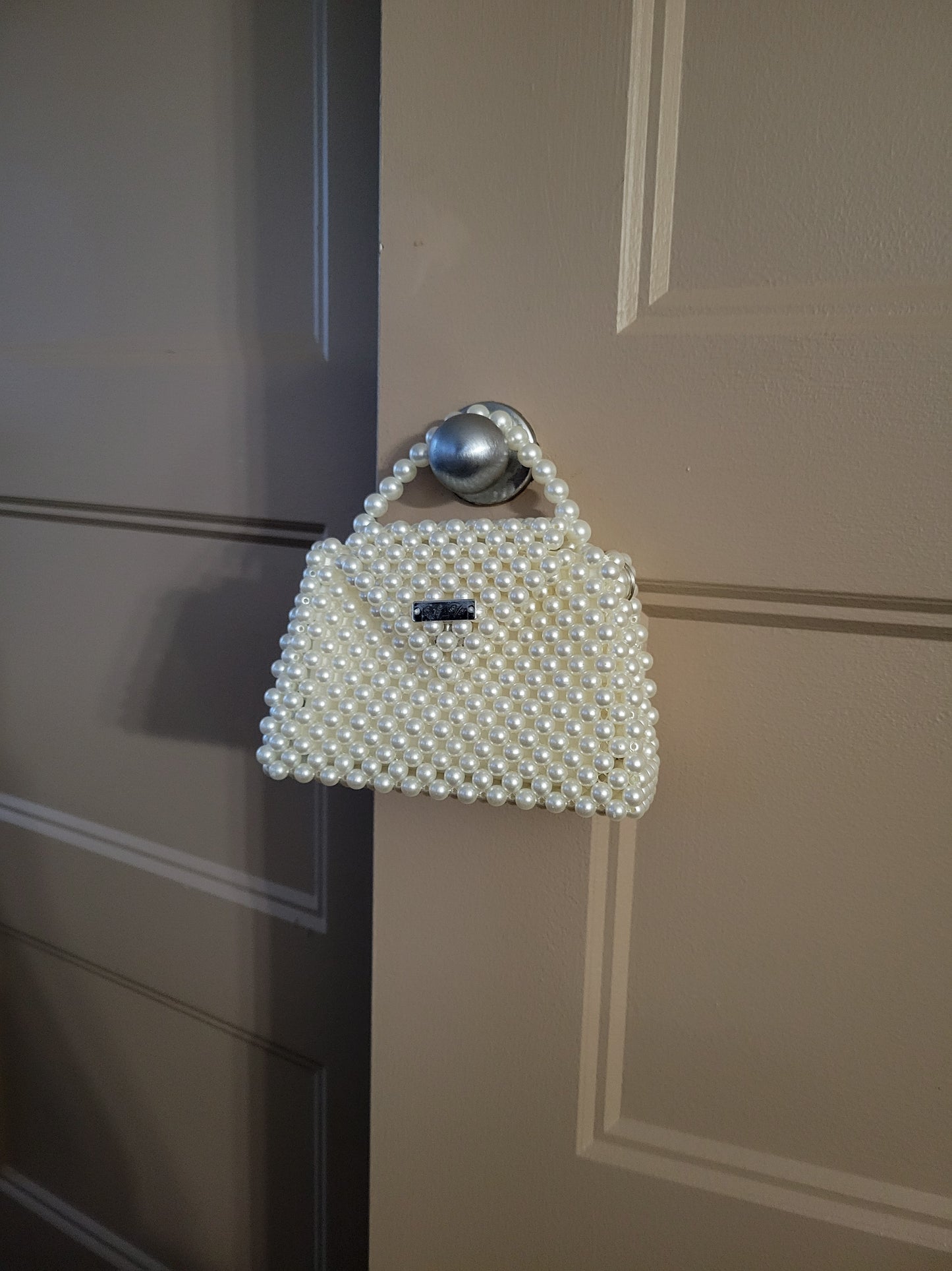 Mini Pearl Beaded Bag