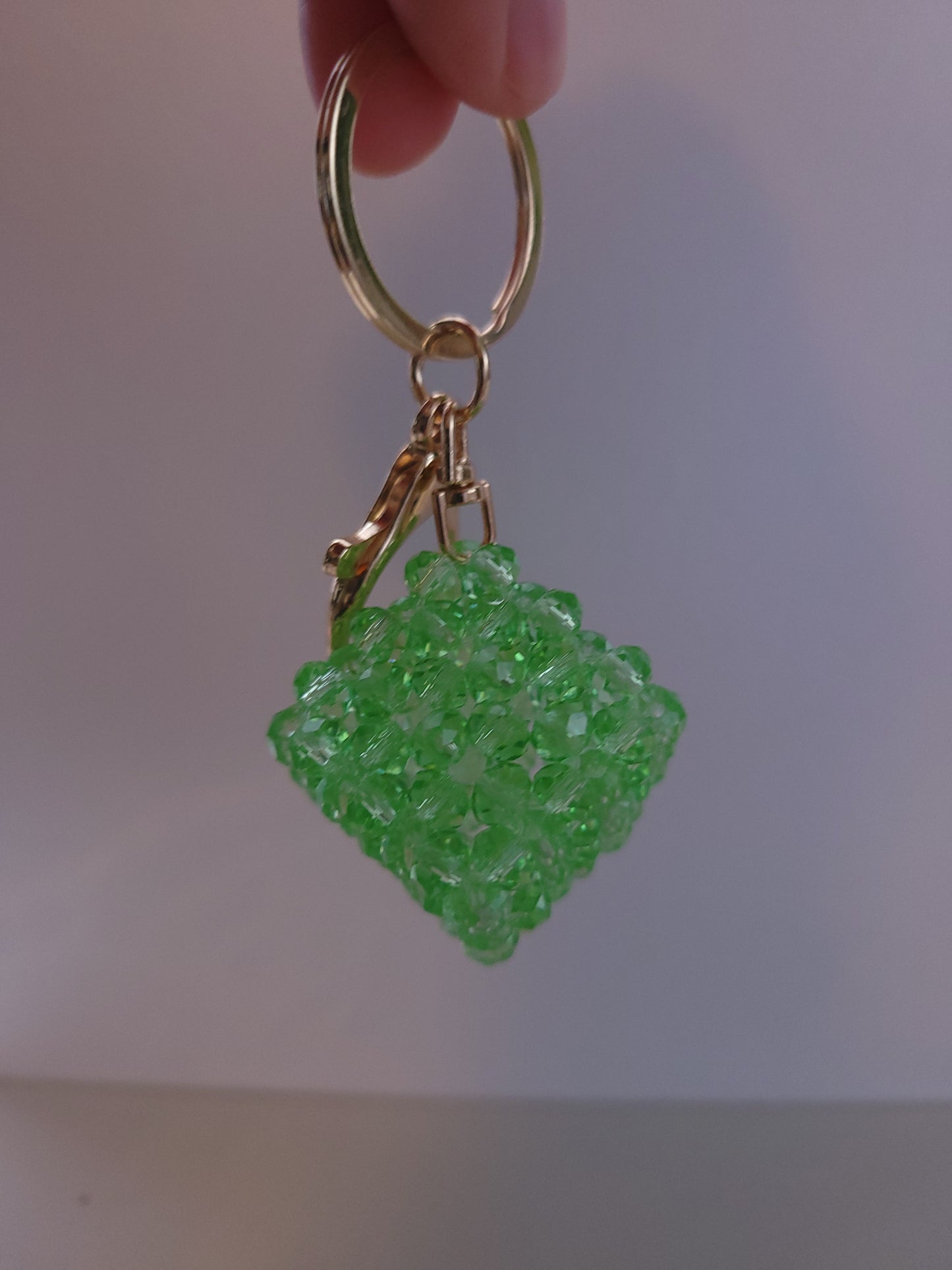 Cube Glow Keychain