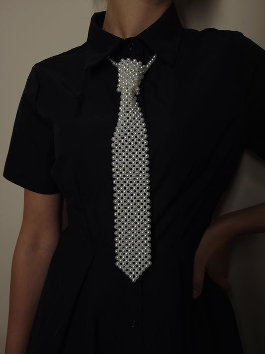Pearl Handcrafted Tie