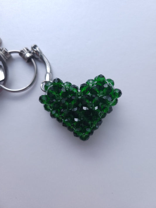 Heartfelt Spark Heart Keychain